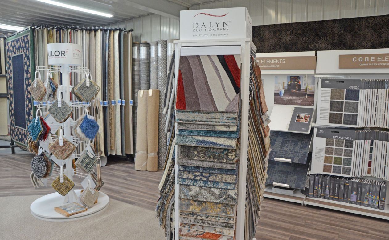 carpet display in Switz City at Flooring America