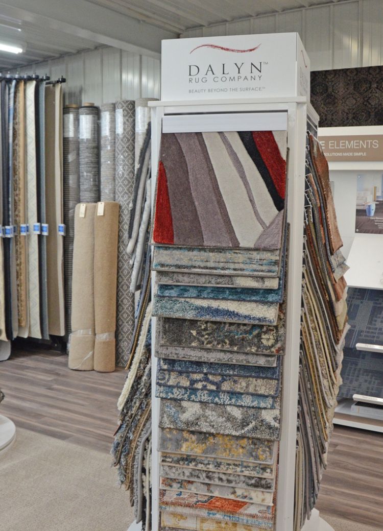 carpet display in Switz City at Flooring America
