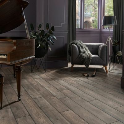 luxury vinyl flooring in a elegant living room